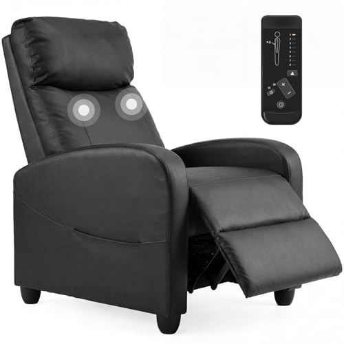 HAPPYMONT HAPPYMONT Massage Recliner Chair, Recliner Sofa Fabric for A — Build quality and design details up close