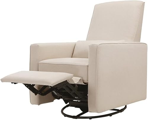 Davinci Piper 360° Swivel Rocker Recliner Chair - Glider Rocking Chair for Nursery and Living Room- 