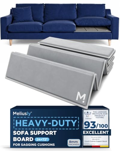 Meliusly Couch Cushion Support for Sagging Cushions (24x72) – Heavy Duty