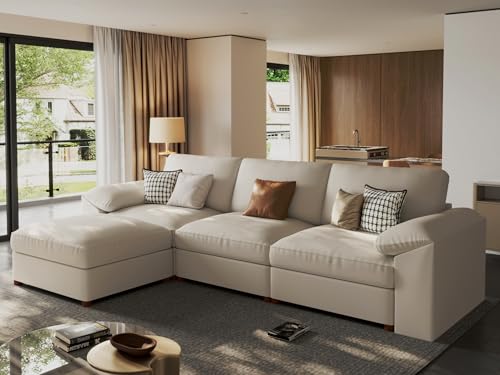 EASE MOOSE EASE MOOSE Oversized Modular Sectional Sofa,Leather Section — Key features at a glance