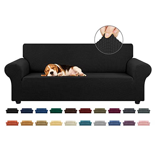 KEKUOU KEKUOU Stretch Couch Covers for Sofa, 3 Cushion Couch Slipcover — Design and materials in detail