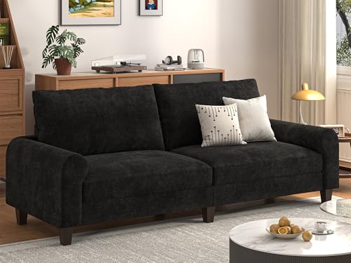 EASE MOOSE 88.5" Chenille Loveseat Sofa Couches for Living Room, Darkgray