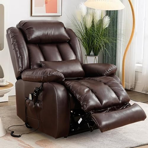 EDILLY EDILLY Large Genuine Leather Power Lift Recliner Chairs for Eld — Key features at a glance