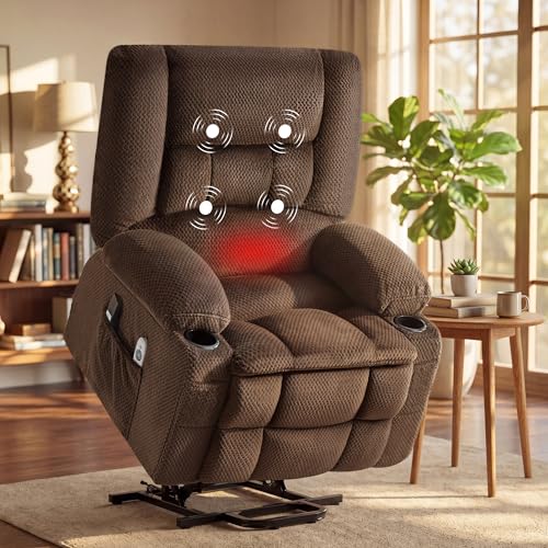 BIGGARSIT Power Lift Recliner Chair for Elderly, Electric Reclining Li — Build quality and design details up close