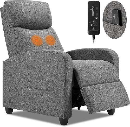 Sweetcrispy Massage Recliner Chair for Adults, Adjustable Home Theater — Design and materials in detail