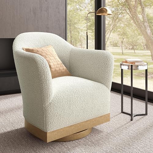 HERA'S HOUSE Boucle Swivel Barrel Accent Chair, Modern High-Back Armch — How the options on this page compare